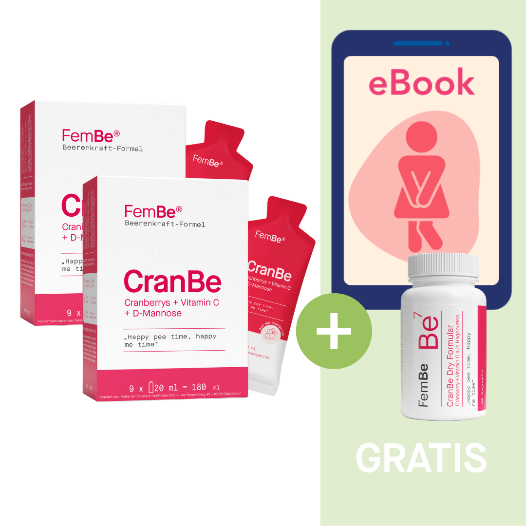2x cranberry sachets + 1x capsules + free sachets & eBook