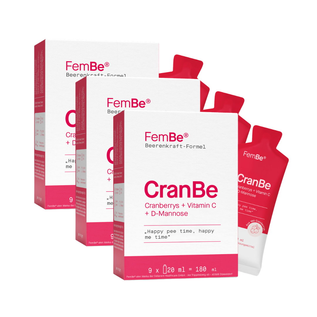 3x Cranberry Concentrate in Sachets | With D-Mannose + Vitamin C
