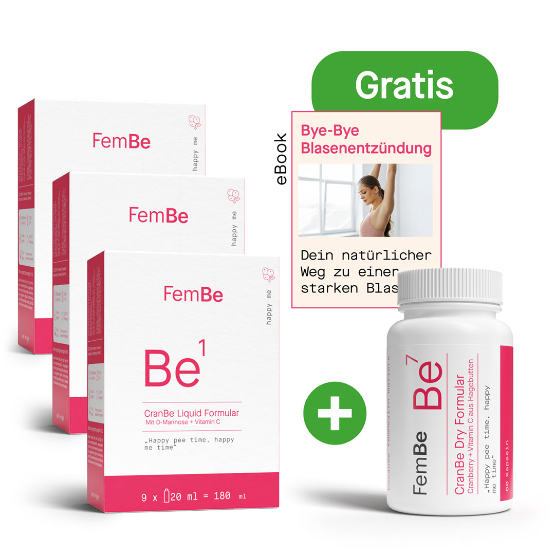 3x Cranberry Sachets + 1x Free Capsules + Free eBook
