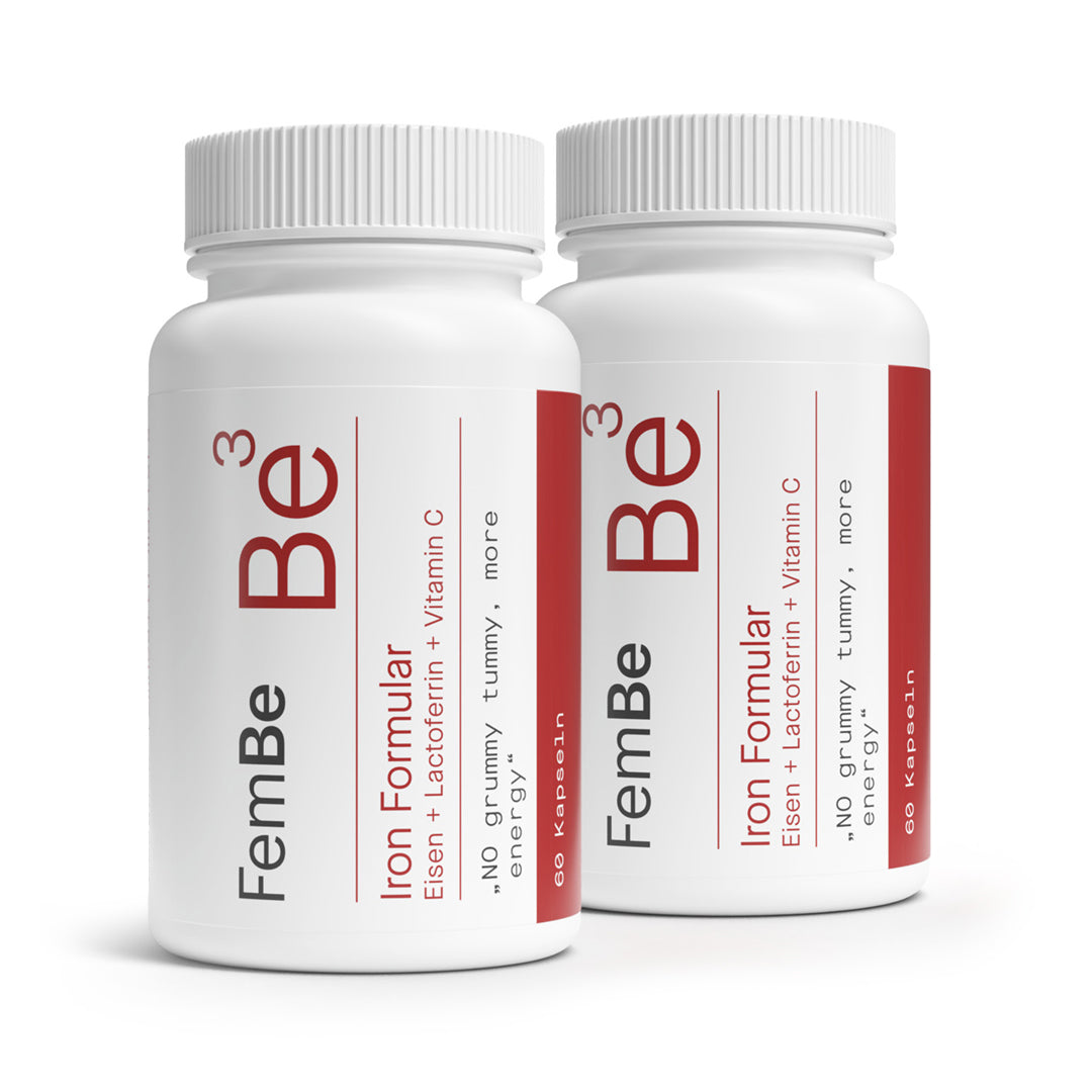 2-Monats-Eisen-Versorgung | mit Eisen-Bisglycinat + Lactoferrin + Vitamin C
