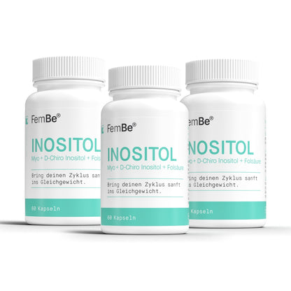 3-Monats-Vorrat Inositol | D-Chiro &amp; Myo Inositol + Folsäure