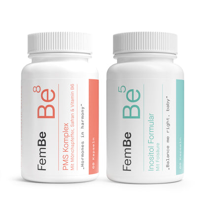 Zyklus Balance Set – PMS + Inositol Kapseln