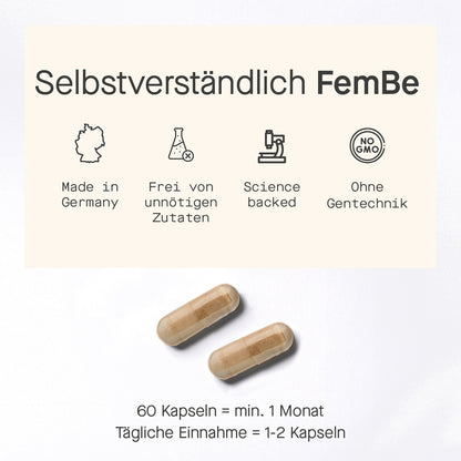 Zwei Kapseln FemBe Eisen