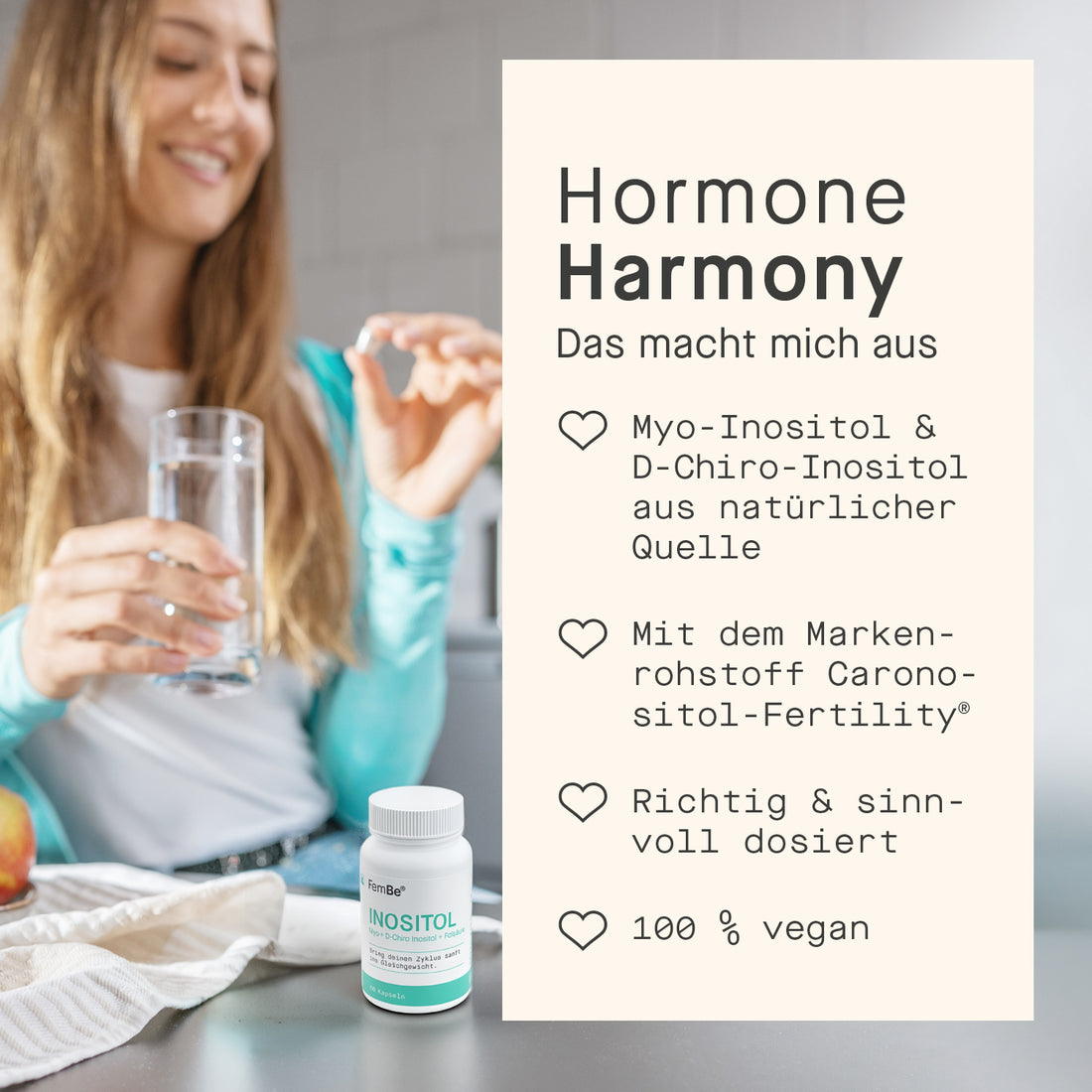 D-Chiro + Myo Inositol Kapseln mit Folsäure