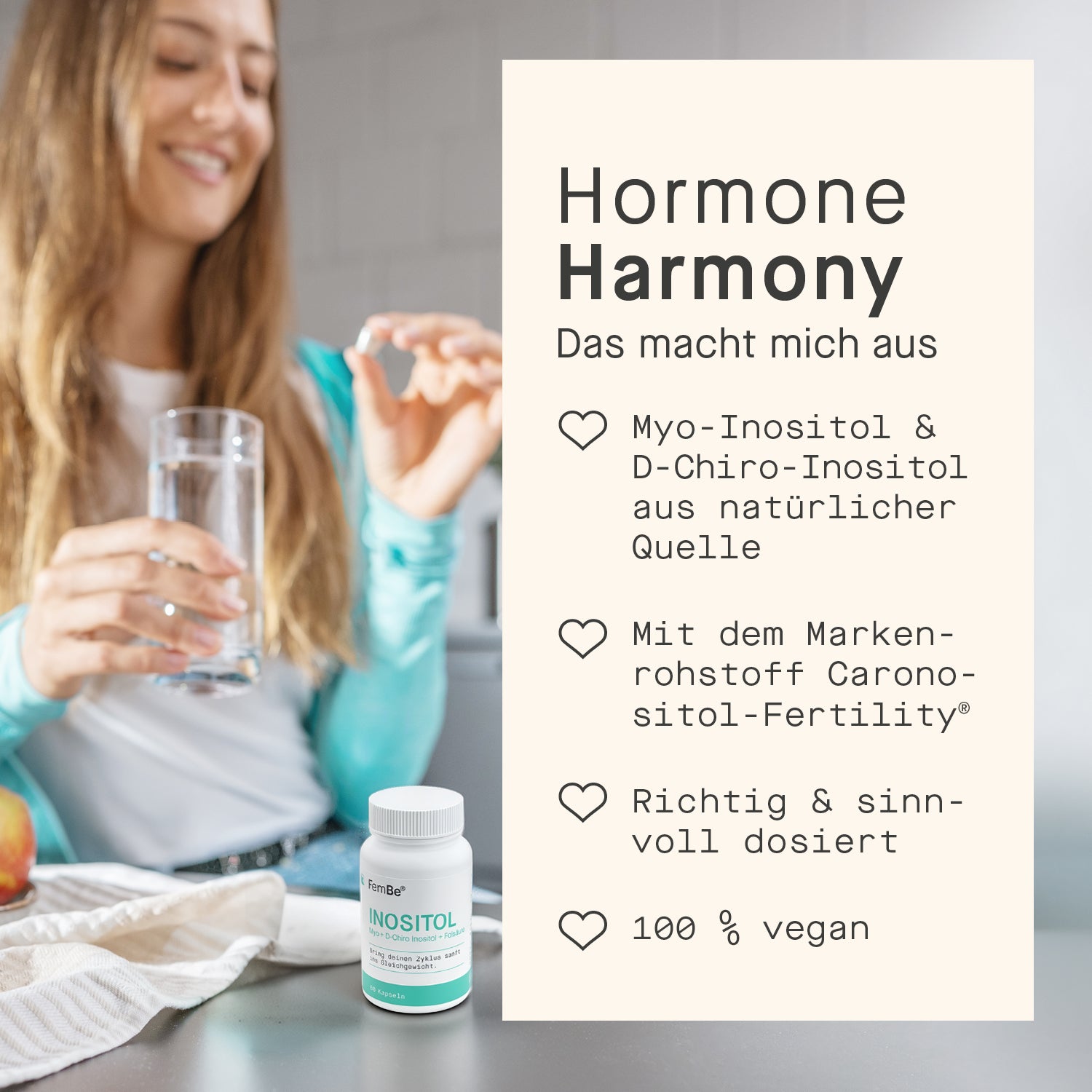 D-Chiro + Myo Inositol Kapseln mit Folsäure