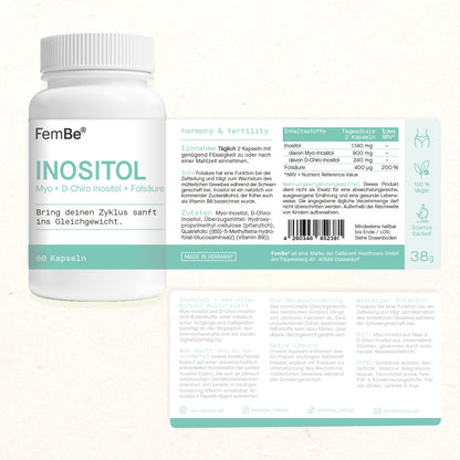 D-Chiro + Myo Inositol Kapseln mit Folsäure