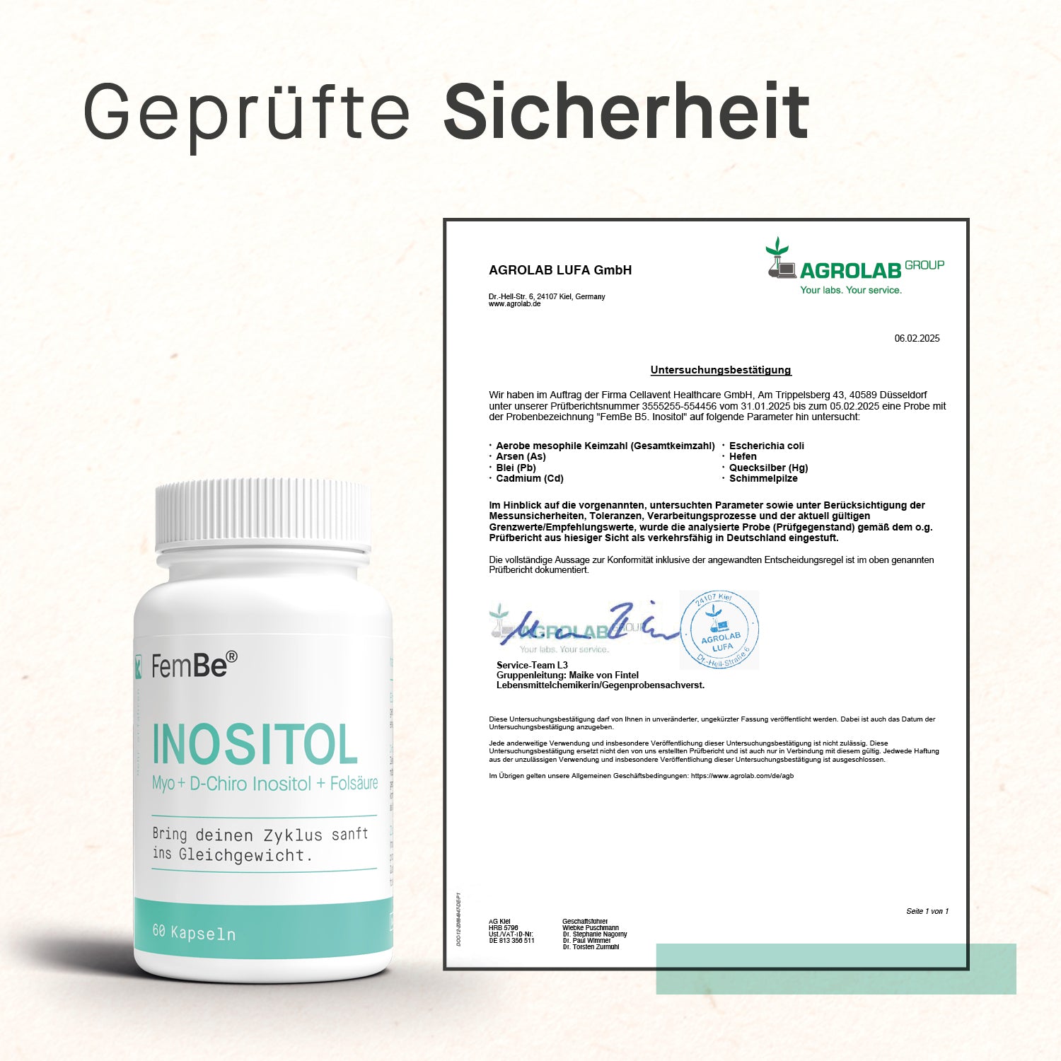 D-Chiro + Myo Inositol Kapseln mit Folsäure