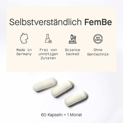 D - Chiro + Myo Inositol Komplex mit Folsäure Kapseln - Be5 FemBe - Cellavent Healthcare