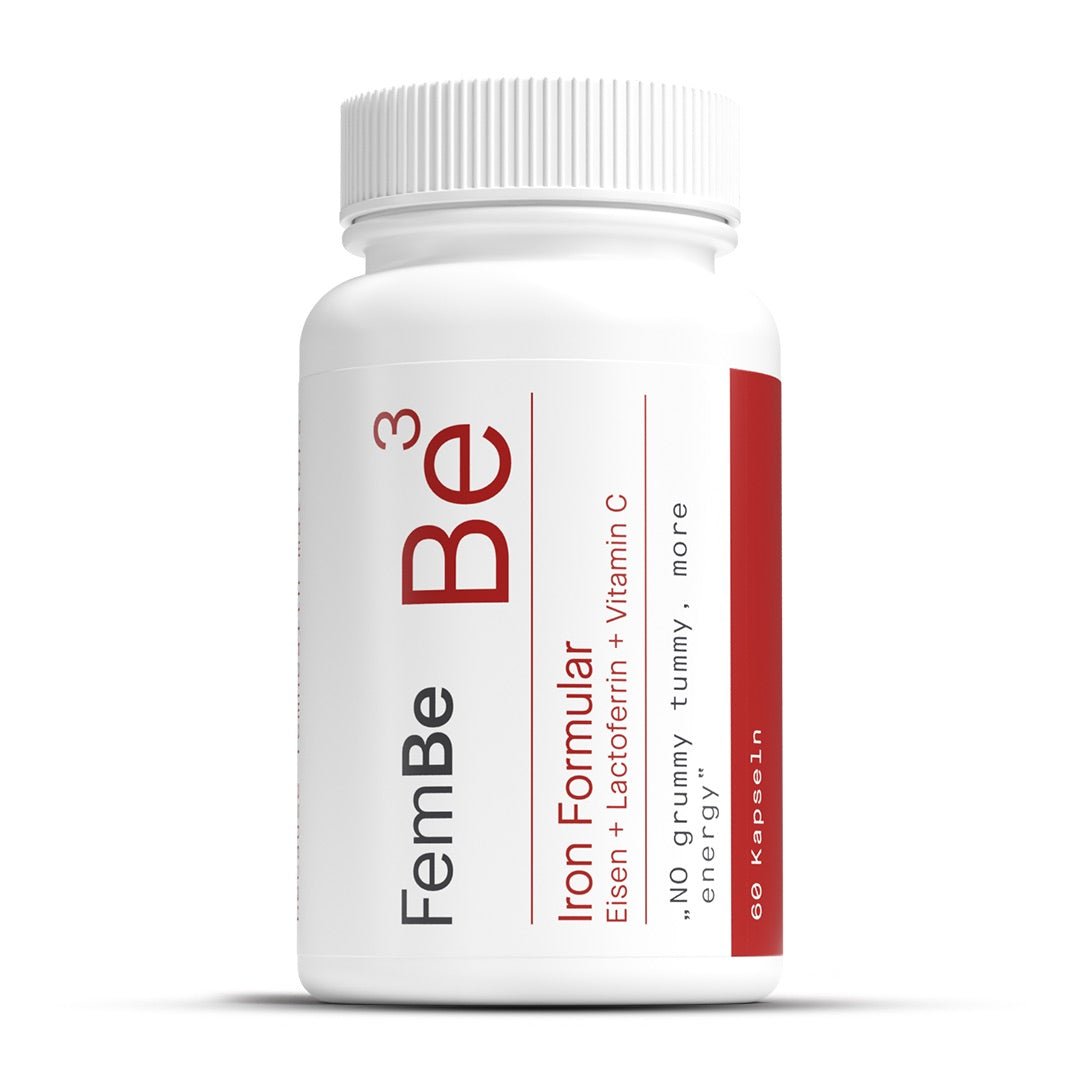 Eisentabletten: Eisen &amp; Vitamin C Kapseln - Be3 Iron Formular - Cellavent Healthcare
