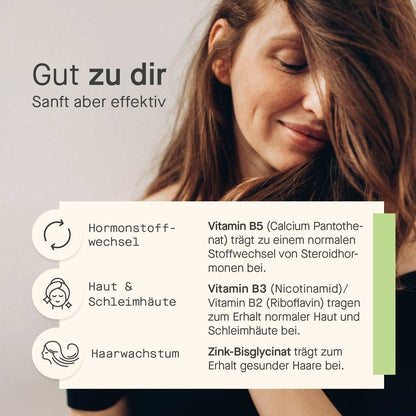 Haar Vitamin Kapseln mit Goldhirse &amp; L - Cystin - Be2 FemBe - Cellavent Healthcare