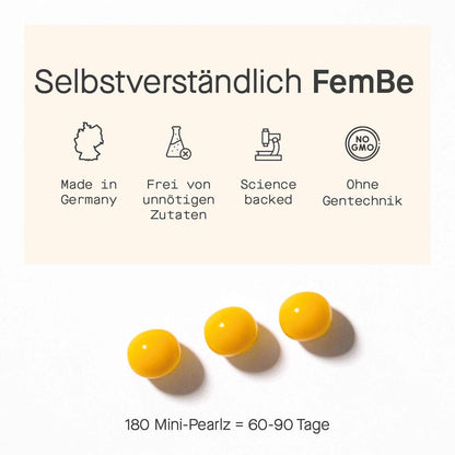 Haar Vitamin Kapseln mit Goldhirse &amp; L - Cystin - Be2 FemBe - Cellavent Healthcare