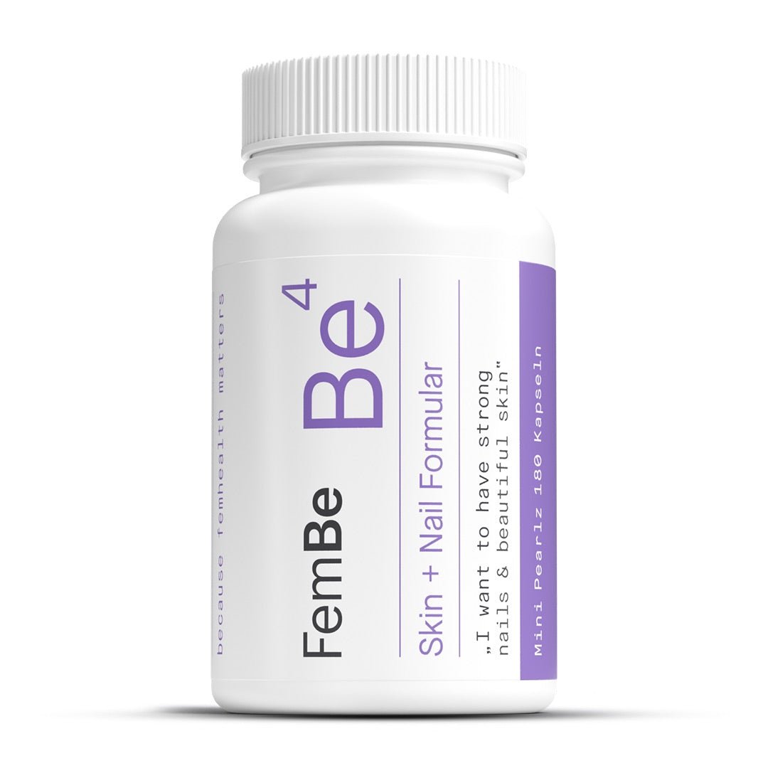 Haut &amp; Nägel Kapseln mit Biotin, Zink &amp; Carotinoide - Be4 FemBe - Cellavent Healthcare