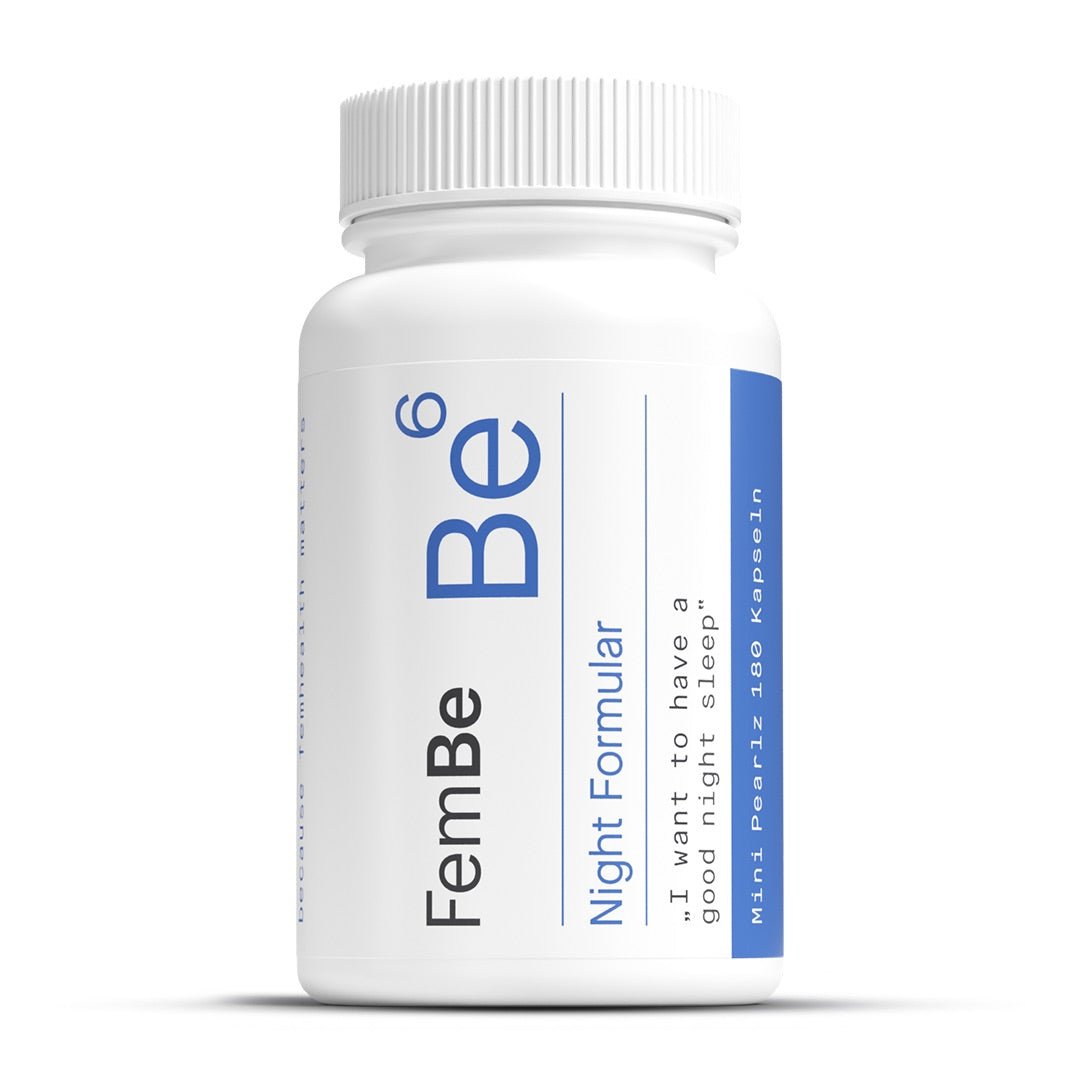 Natürliches Schlafmittel Melatonin &amp; Zitronenmelisse Kapseln - Be6 FemBe - Cellavent Healthcare